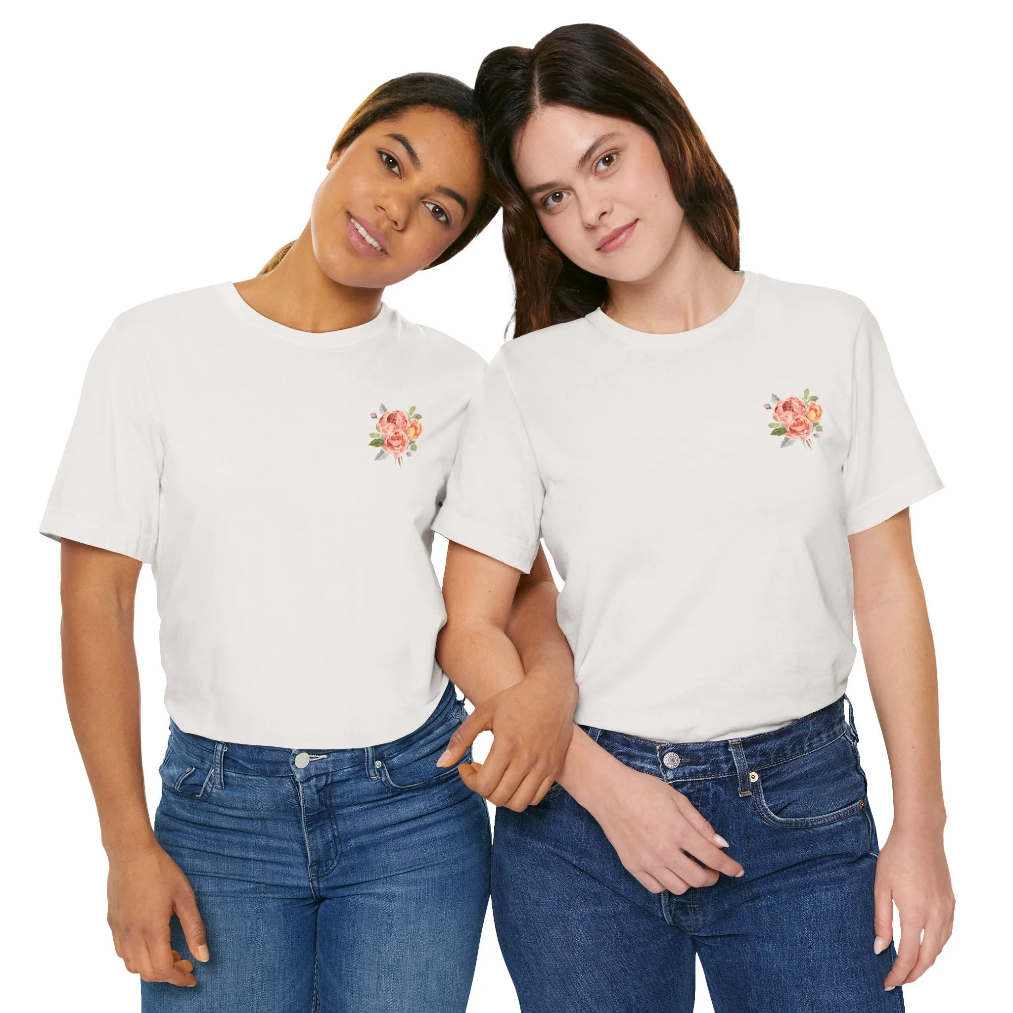 In My Era Orange Floral Tee