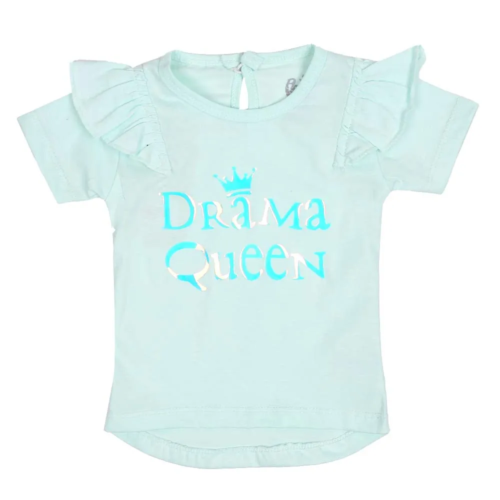 Infant Girls T-Shirts Drama Queen - H Of Mint | Bachaa Party Baby Clothes Girls Tops & T-Shirts