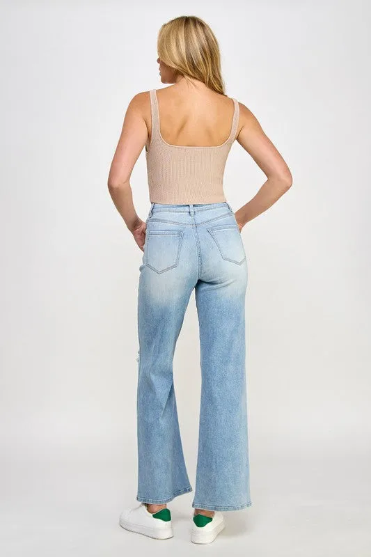 Insane Gene HIGH RISE RELAXED WIDE LEG Jeans
