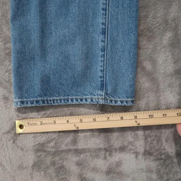 J Crew Jeans Womens 25 Blue 90s Wide Leg Whiskering Light Wash Casual Preppy