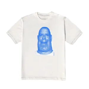“James had tears in his eyes: Blue” T-Shirt White