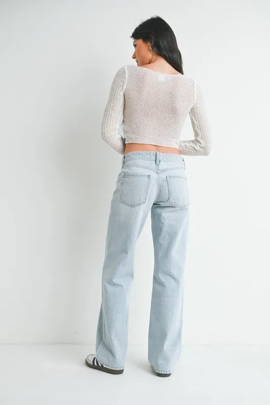 JBD Low Rise Relaxed Straight Jeans