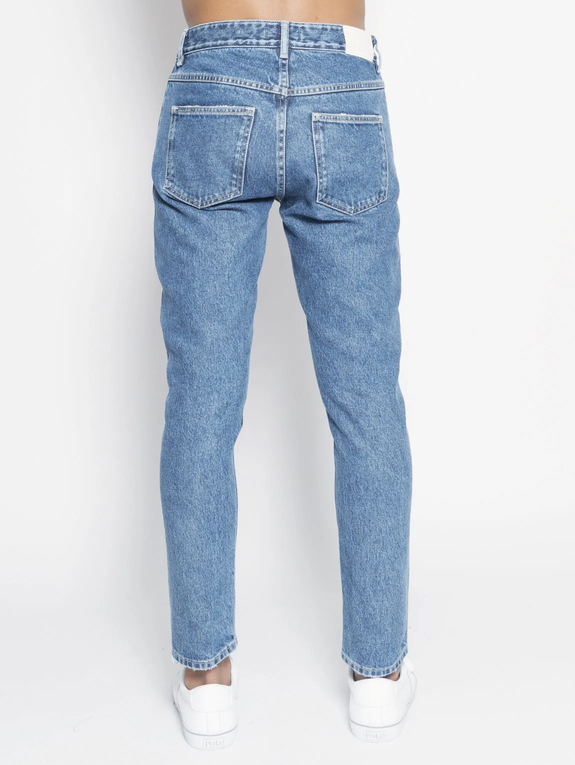 Jeans Cooper Tapered Relaxed Cropped Blu