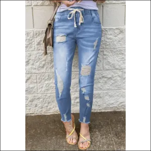 Jeans so Distressed They’ve Seen More Drama than a Reality Show 🎭✨