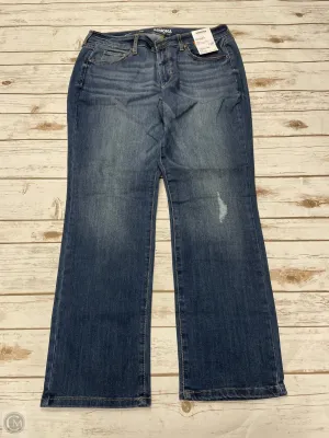 Jeans Straight By Sonoma In Blue Denim, Size: 14