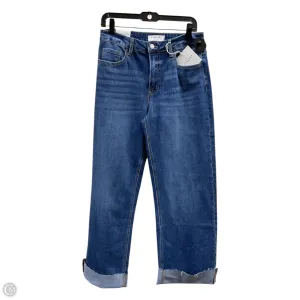 Jeans Wide Leg By Vervet In Blue Denim, Size: 10