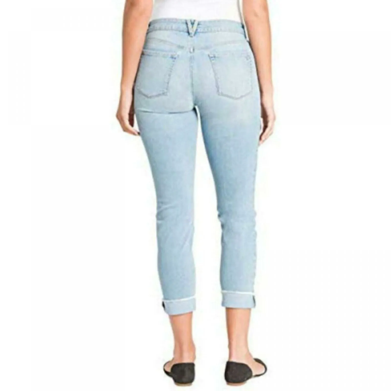 Jessica Simpson Women's Relaxed Skinny Roll Crop Jeans