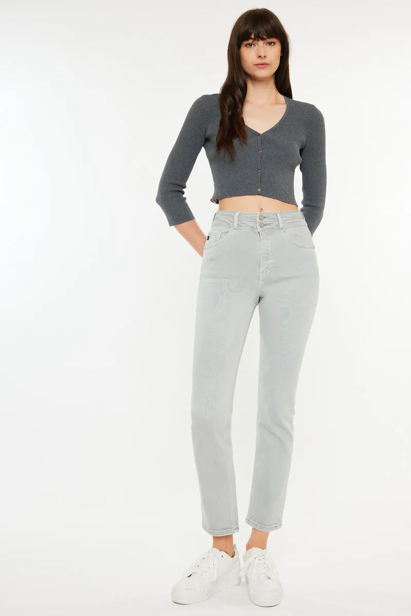 Jo High Rise Slim Straight