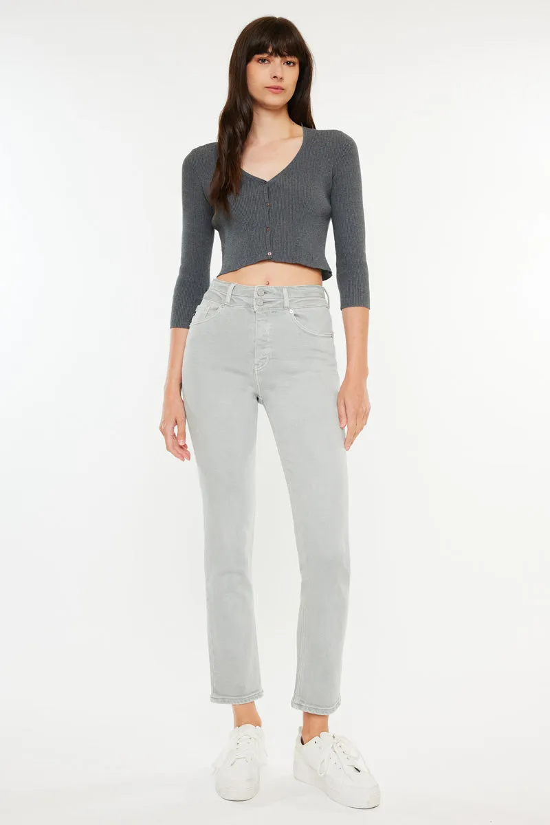 Jo High Rise Slim Straight