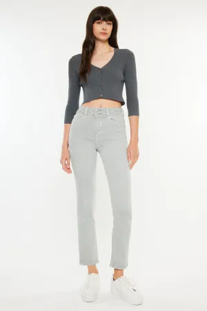 Jo High Rise Slim Straight