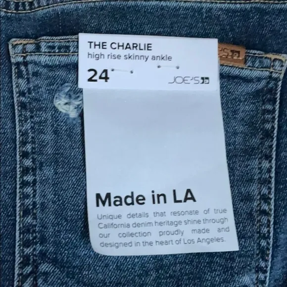 Joe’s Charlie ankle high rise NWT