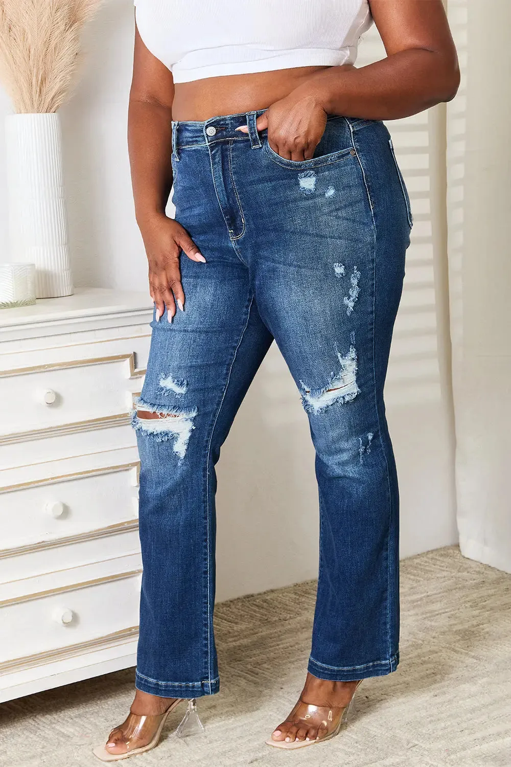 Judy Blue Destroy Bootcut Jeans