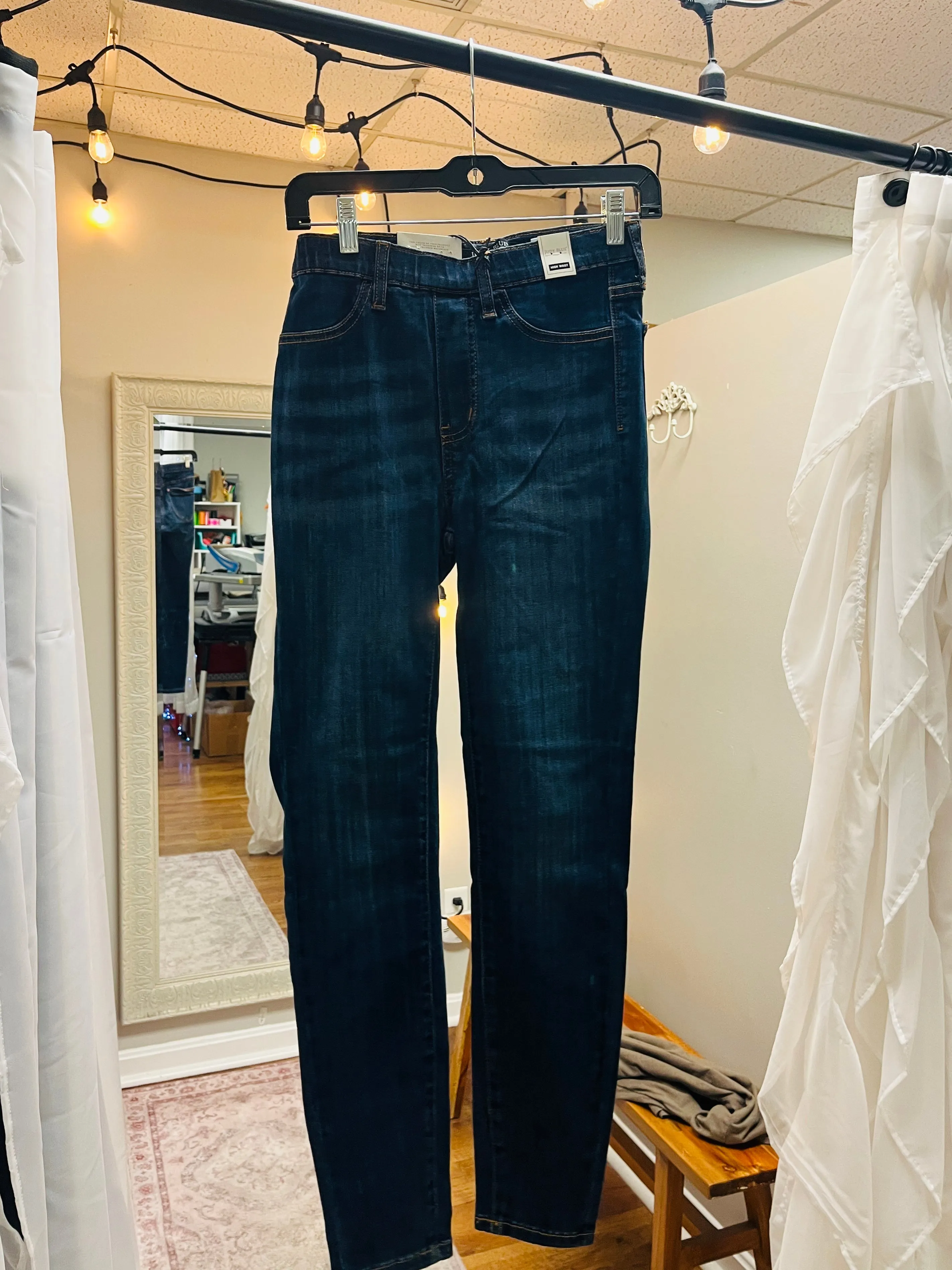 Judy Blue High Waist Patch Pocket Pull-On Skinny Jean
