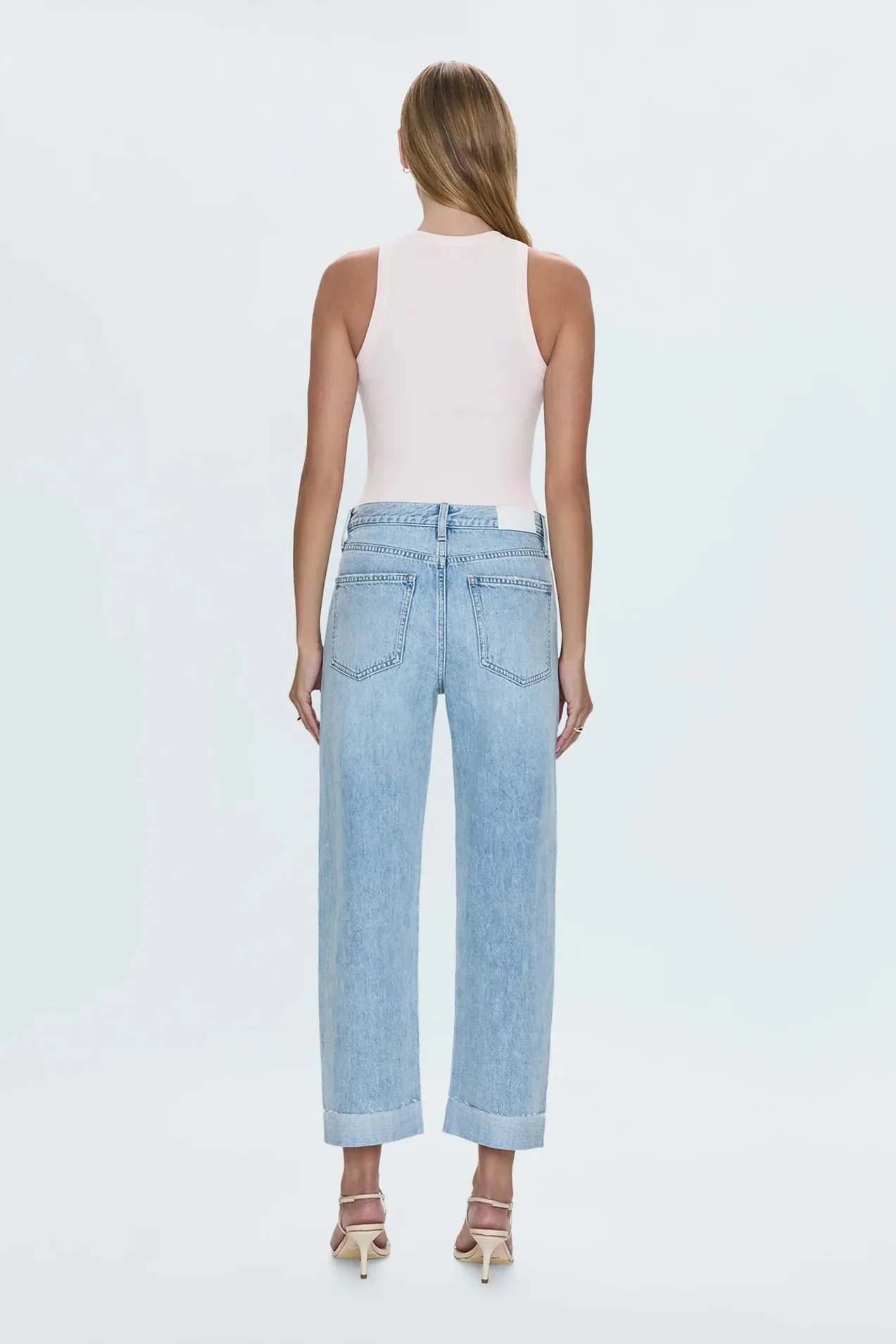 Kacey Mid Rise Cuffed Straight Jean- Berkeley by Pistola