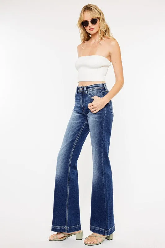 Kan Can High Rise Holly Flare Jeans - KC9289M