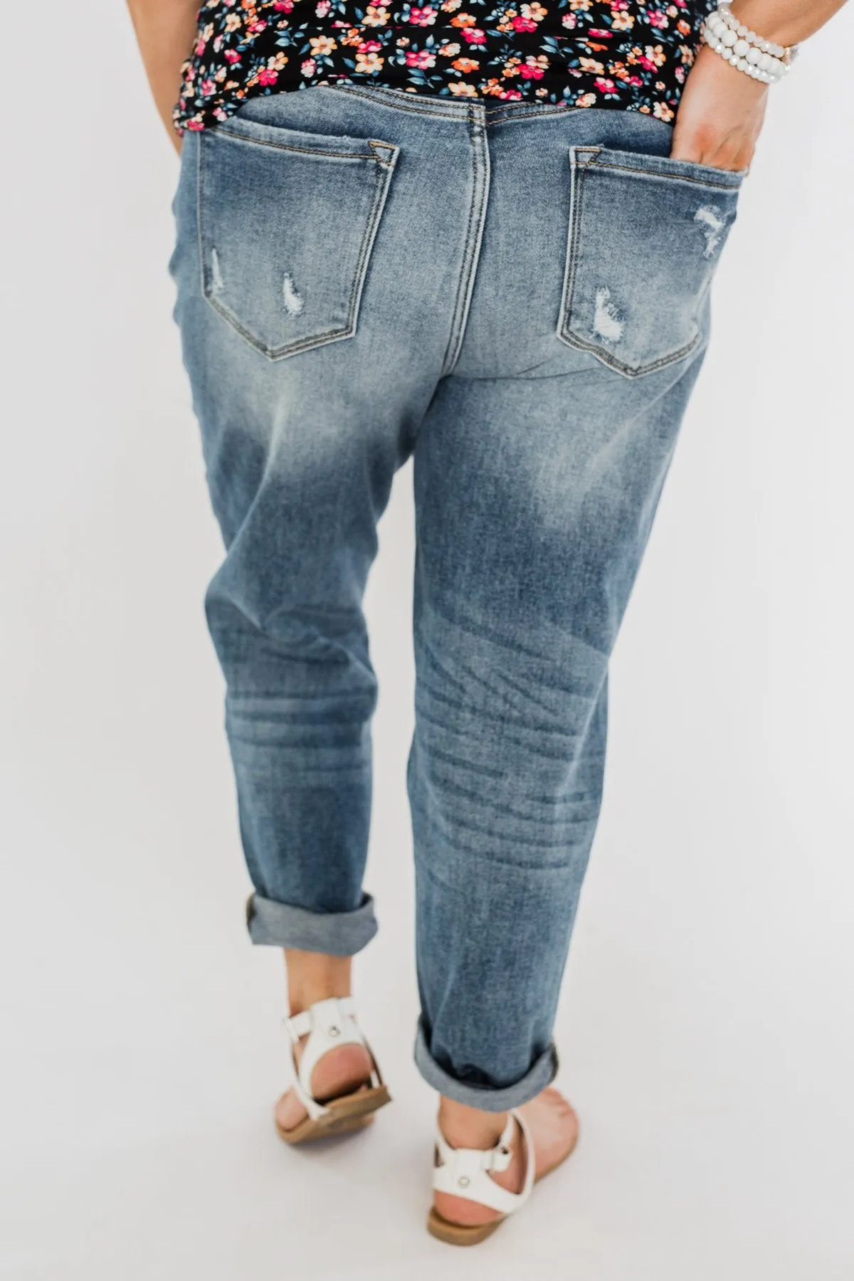 KanCan Boyfriend Jeans- Jessie Wash