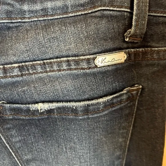𝅺KANCAN skinny jeans zippers stretch womens size 7/27