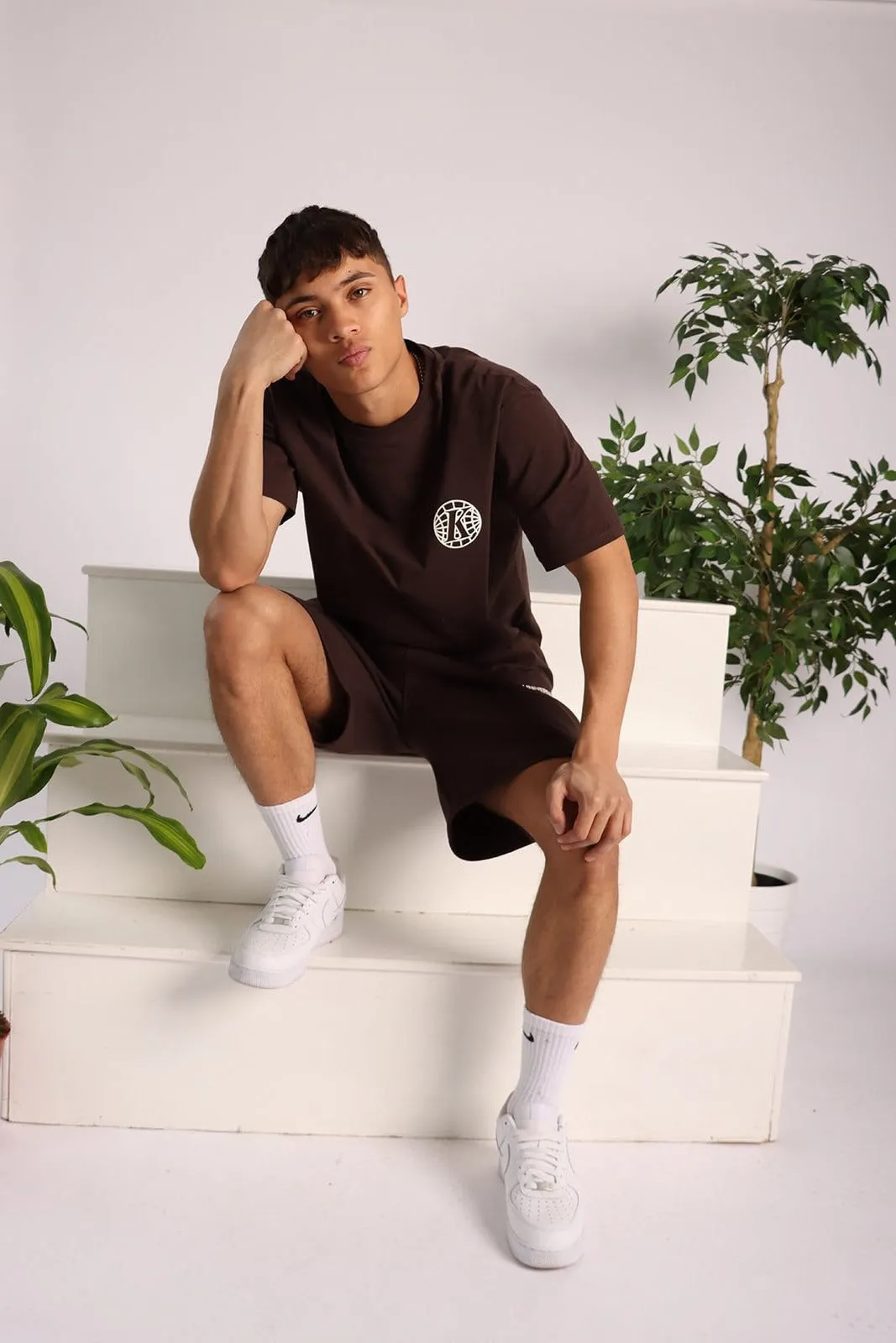 Kommon Universe HAMNETT Oversized Shorts - Praline