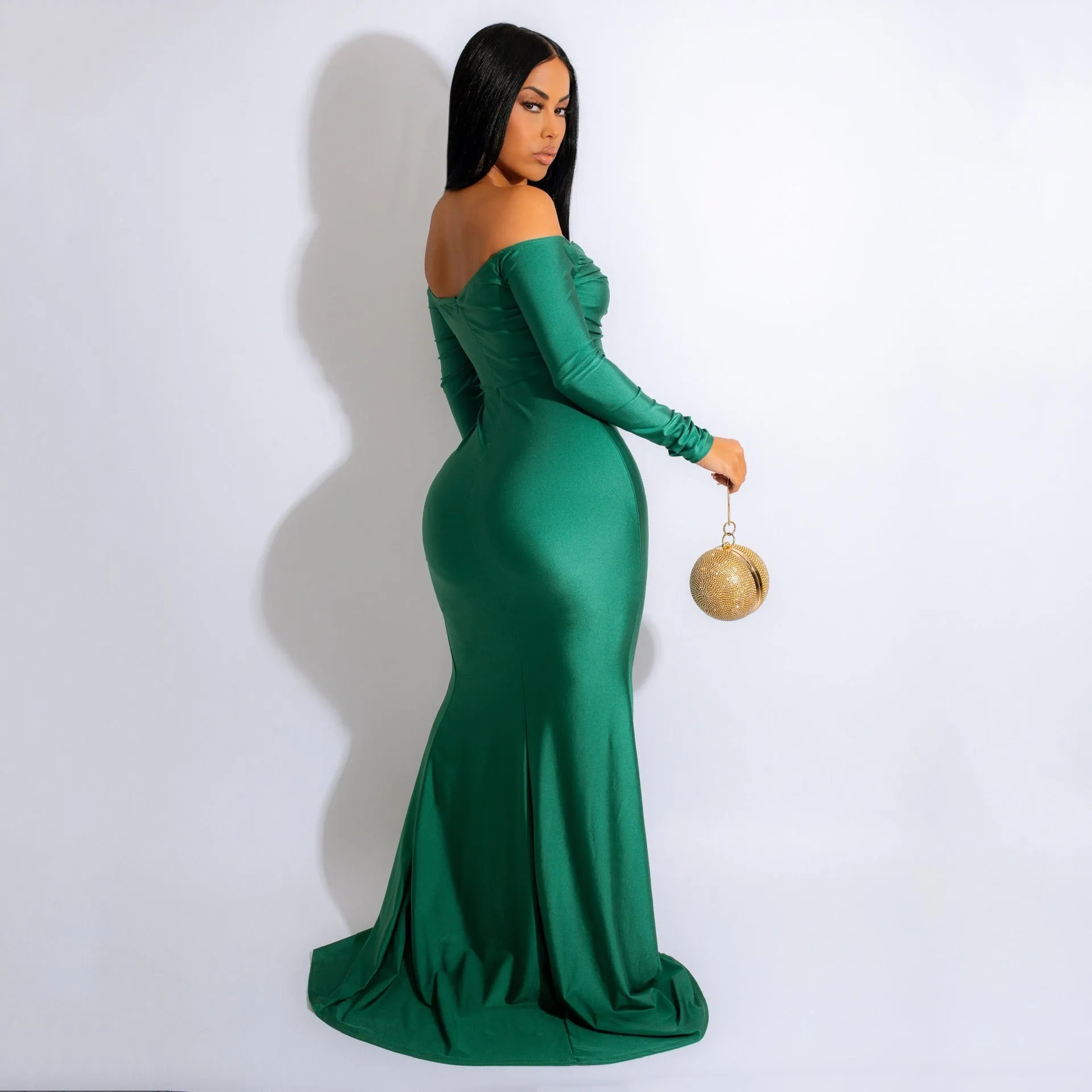 Larsa Formal Velvet Charming And Lace Mermaid Dress