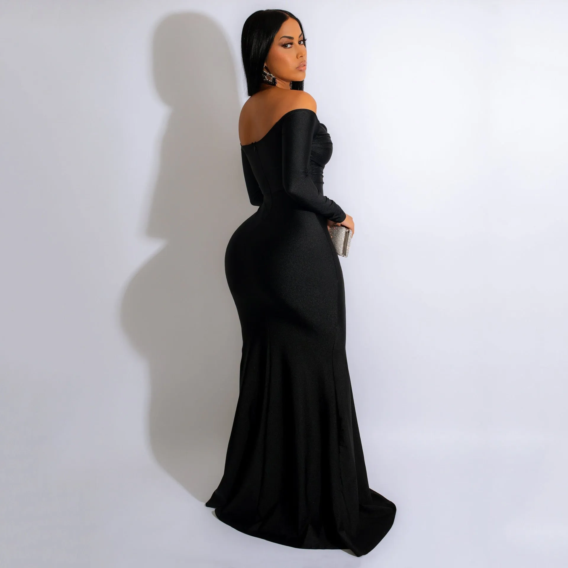 Larsa Formal Velvet Charming And Lace Mermaid Dress