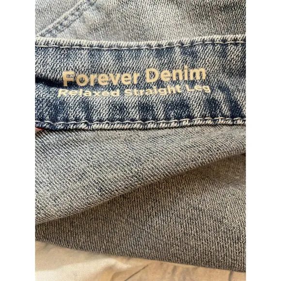 Laurie Felt Regular Forever Denim Relaxed Straight Jeans 22W (616)
