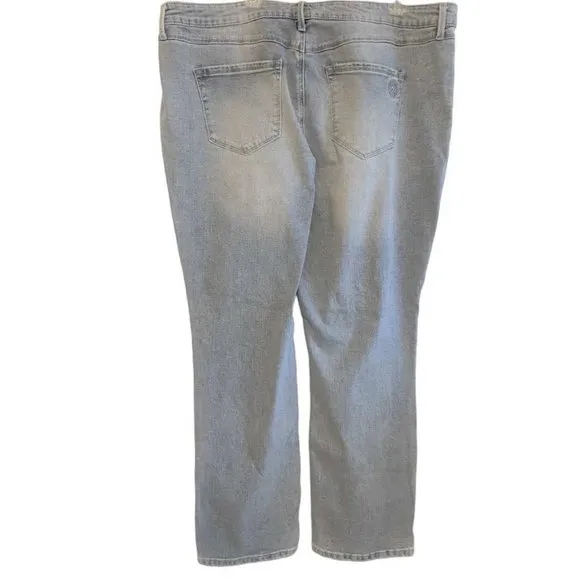 Laurie Felt Regular Forever Denim Relaxed Straight Jeans 22W (616)