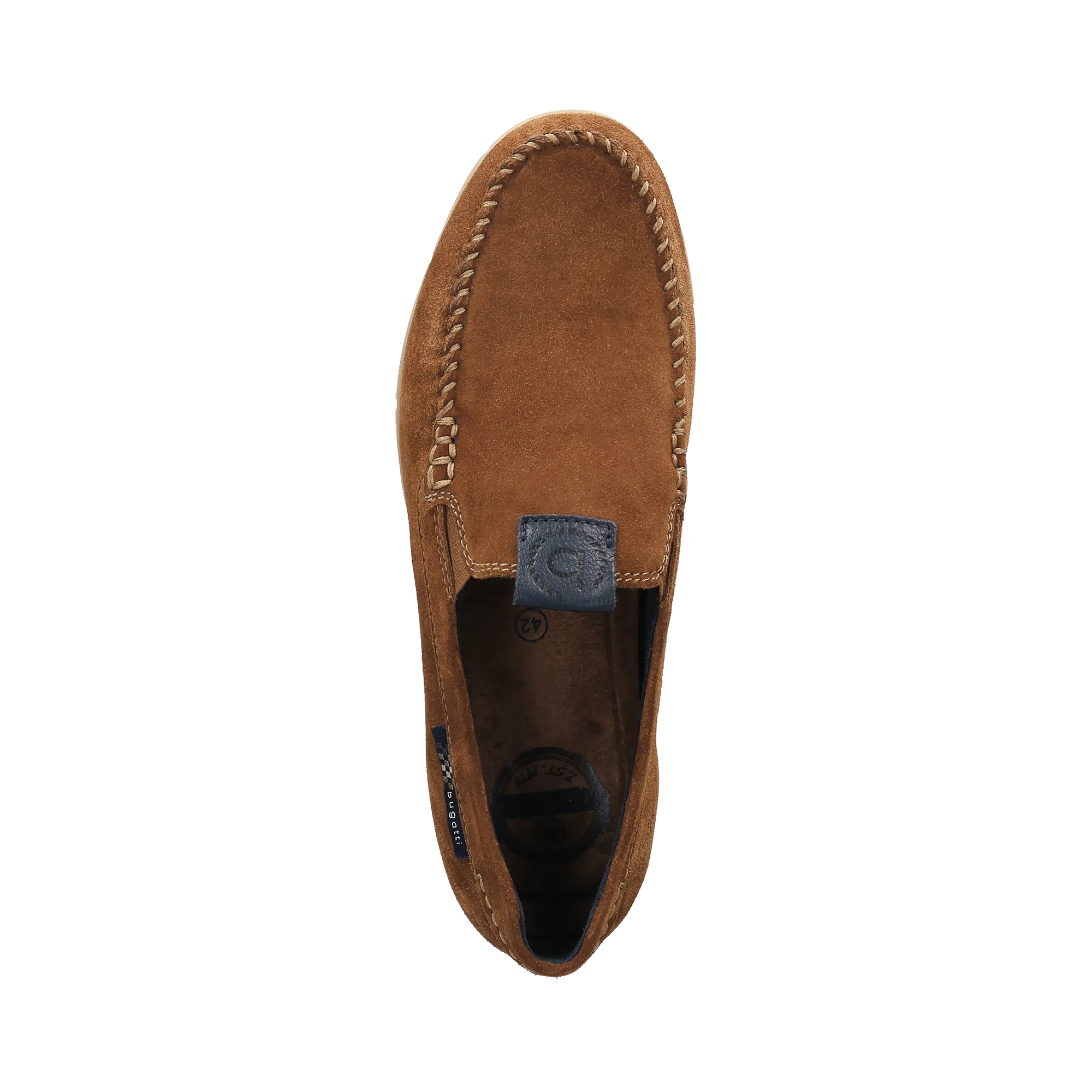 Leder Mokassin cognac
