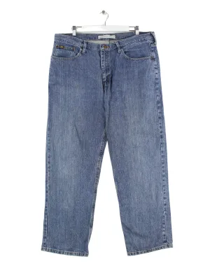 Lee 00s Relaxed Straight Leg Jeans Blau W38 L30