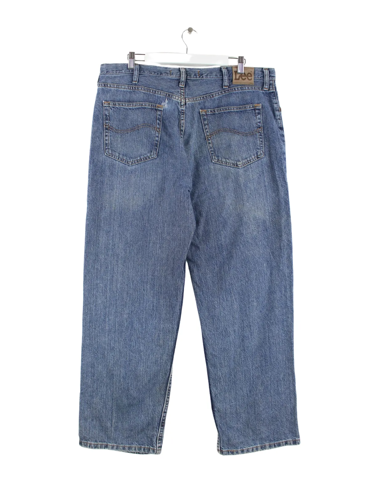 Lee 00s Relaxed Straight Leg Jeans Blau W38 L30