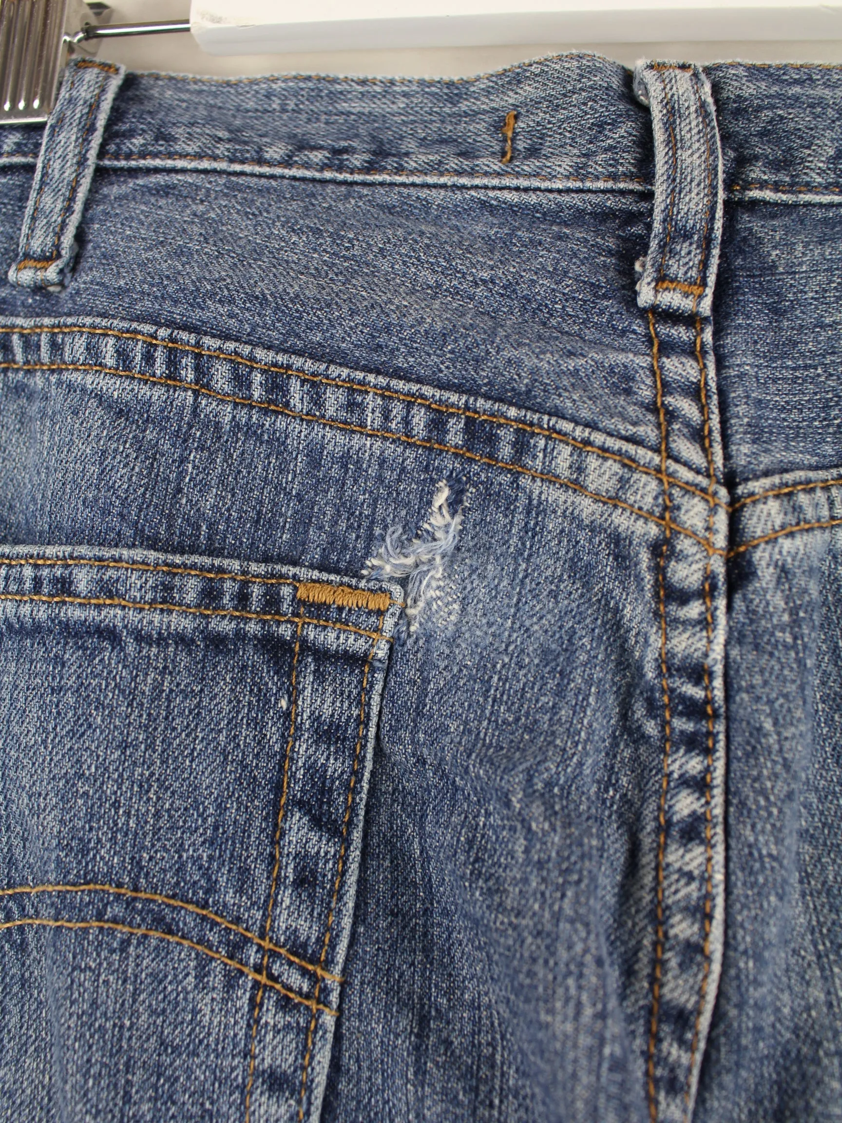 Lee 00s Relaxed Straight Leg Jeans Blau W38 L30