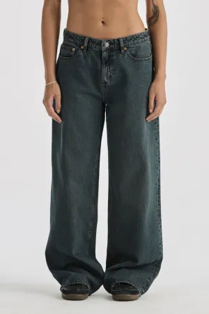 LEE DENIM LOW SLOUCH RELAXED JEAN - SMOKED TEA