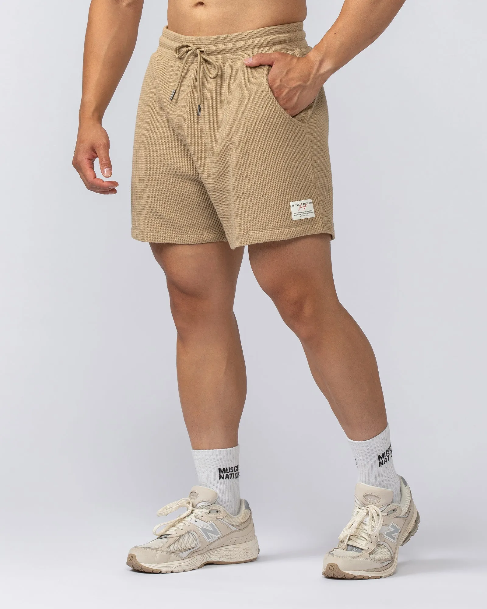 Lee Lem Waffle Shorts - Butterscotch