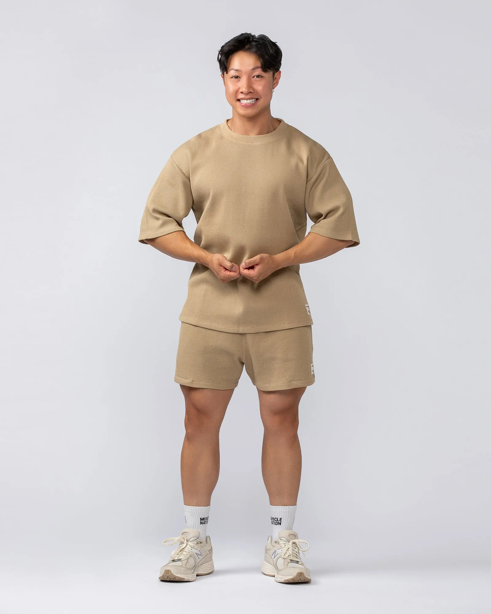 Lee Lem Waffle Shorts - Butterscotch