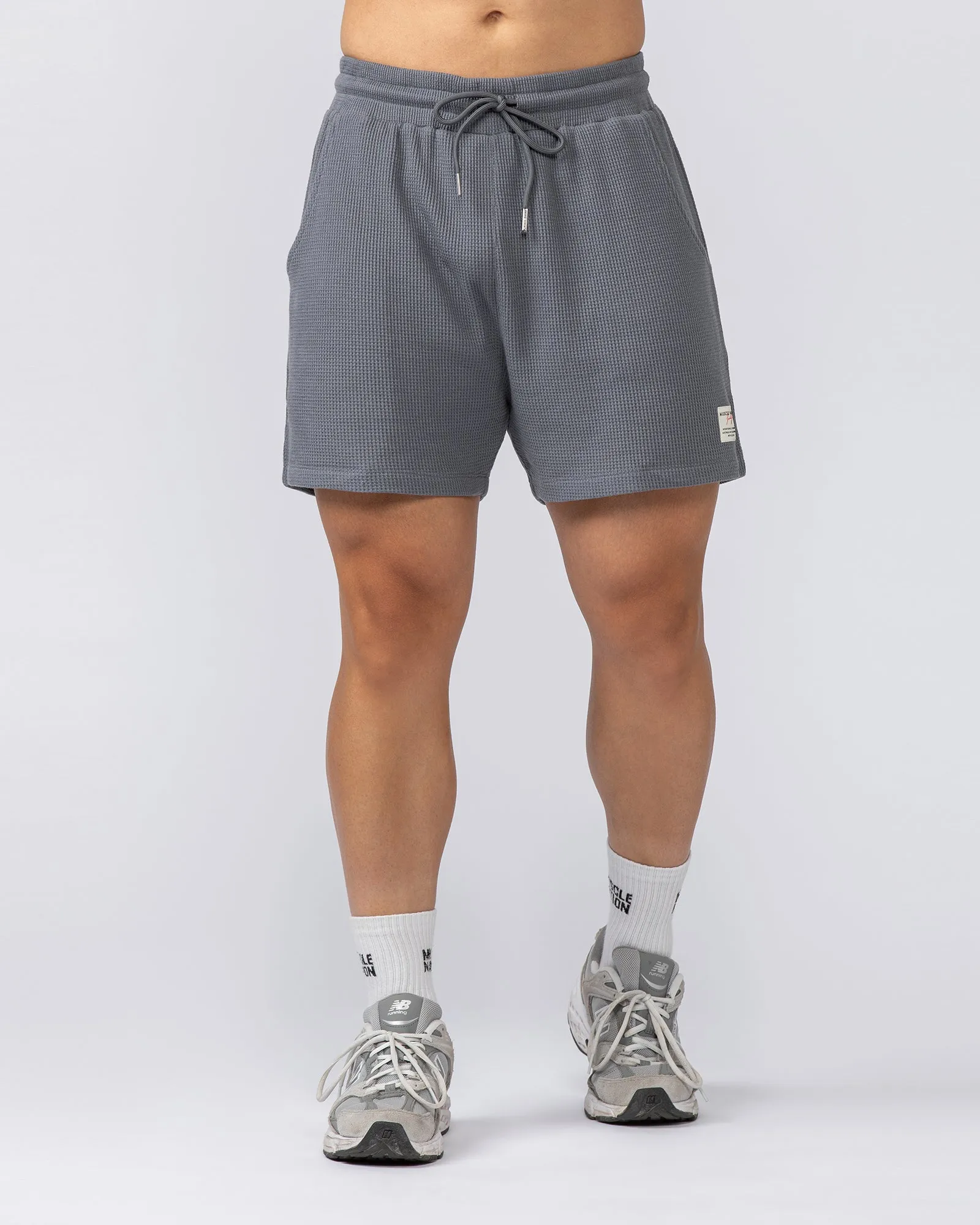 Lee Lem Waffle Shorts - Platinum Grey
