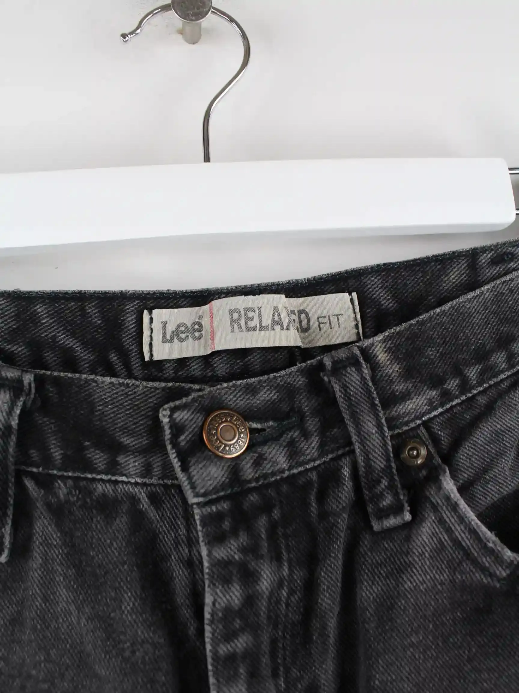 Lee Relaxed Fit Jeans Grau W34 L32