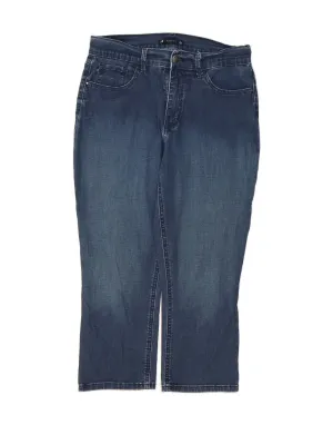 LEE Womens Easy Fit Capri Jeans W28 L20 Blue