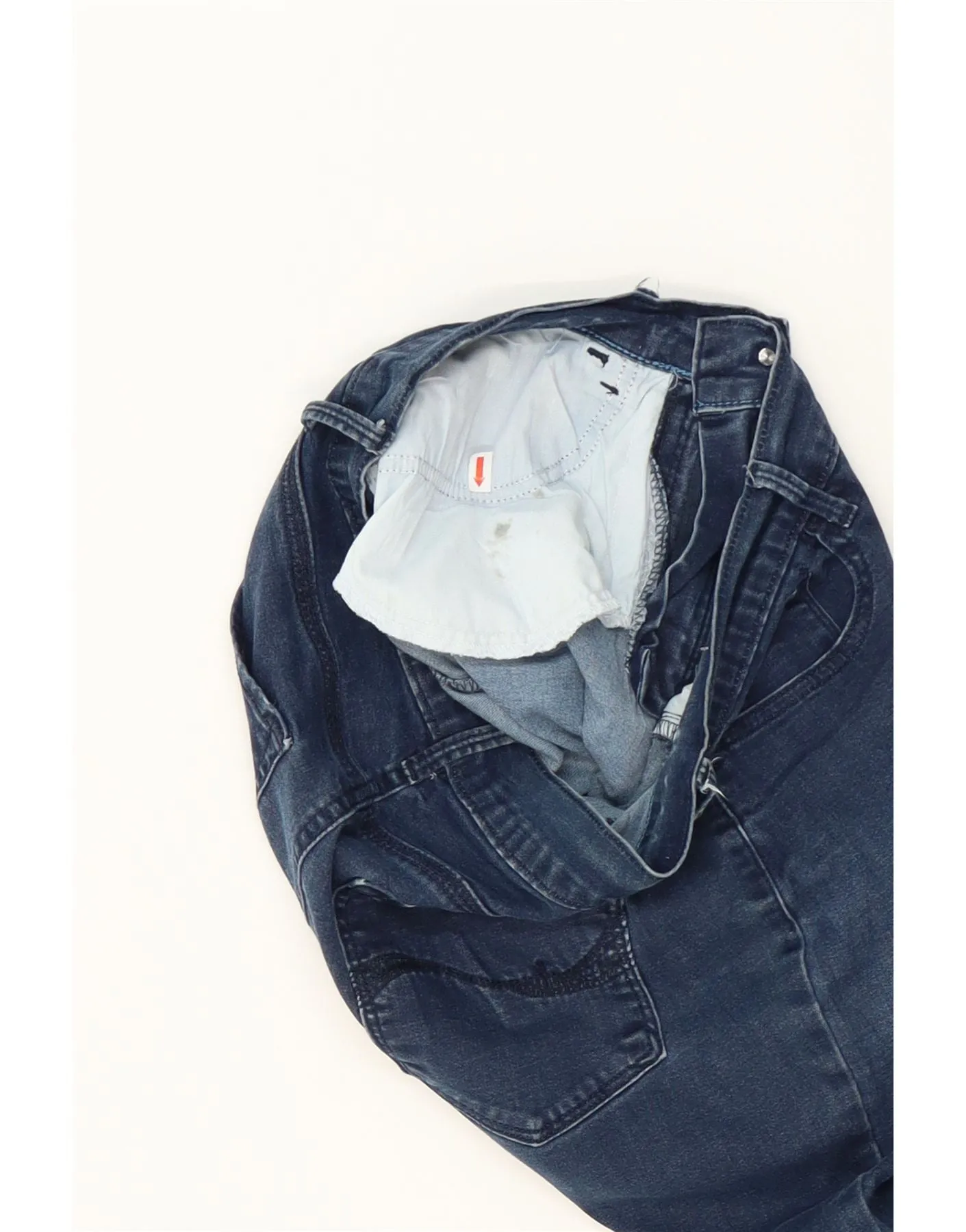 LEE Womens Easy Fit Capri Jeans W28 L20 Blue