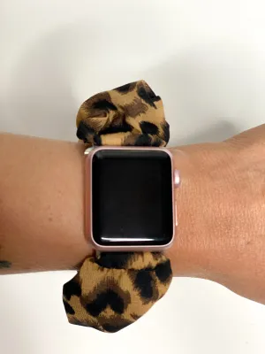 Leopard Scrunchie Watchband