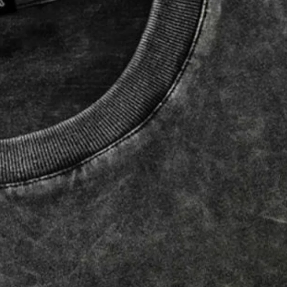 Letter Washed T-shirt