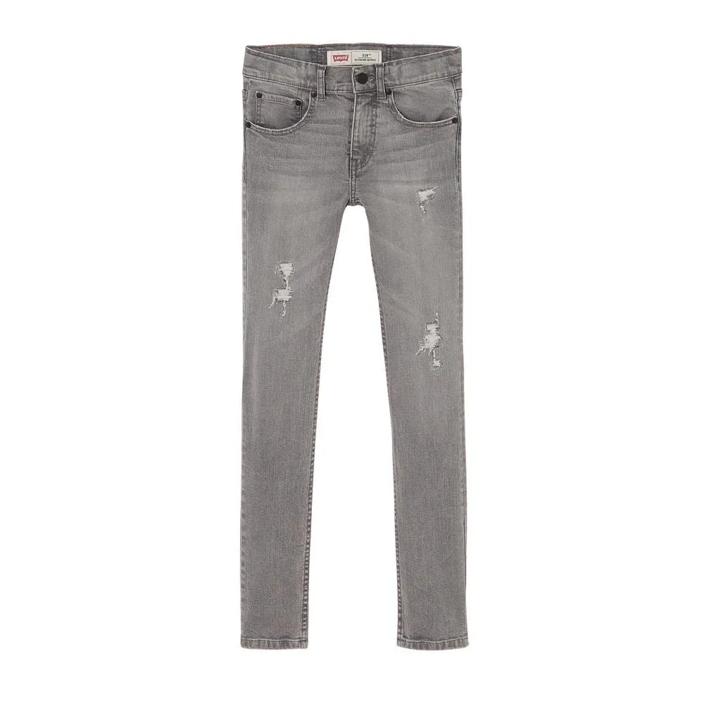 Levi's 519 Grey Distressed Jeans