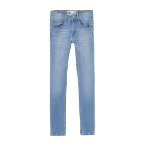 Levi's 519 Skinny Light Distressed Jeans