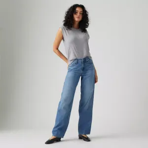 Levis | Baggy Dad Jeans Aus Leinen  Denim | 0057 usedwashed