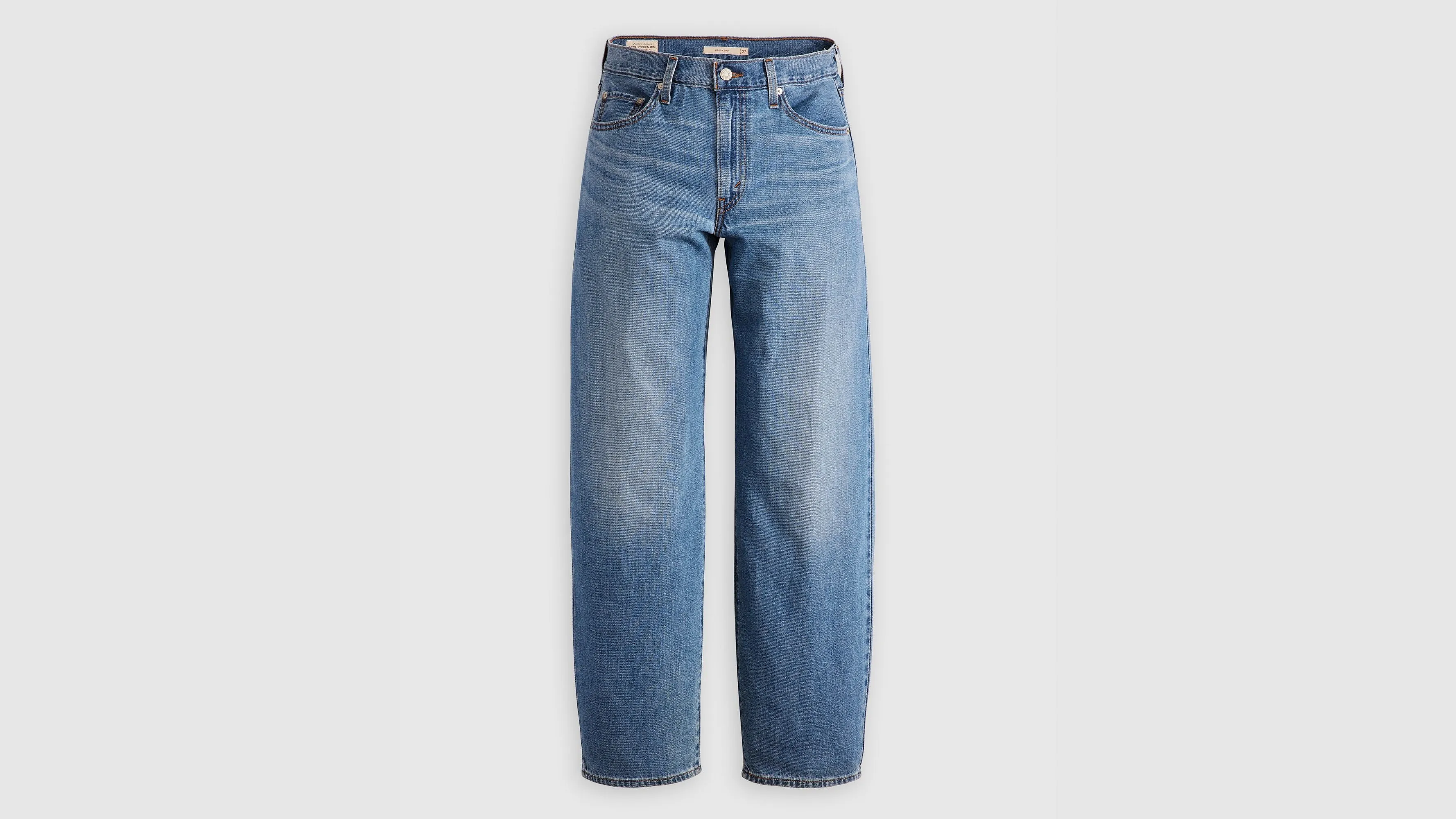 Levis | Baggy Dad Jeans Aus Leinen  Denim | 0057 usedwashed