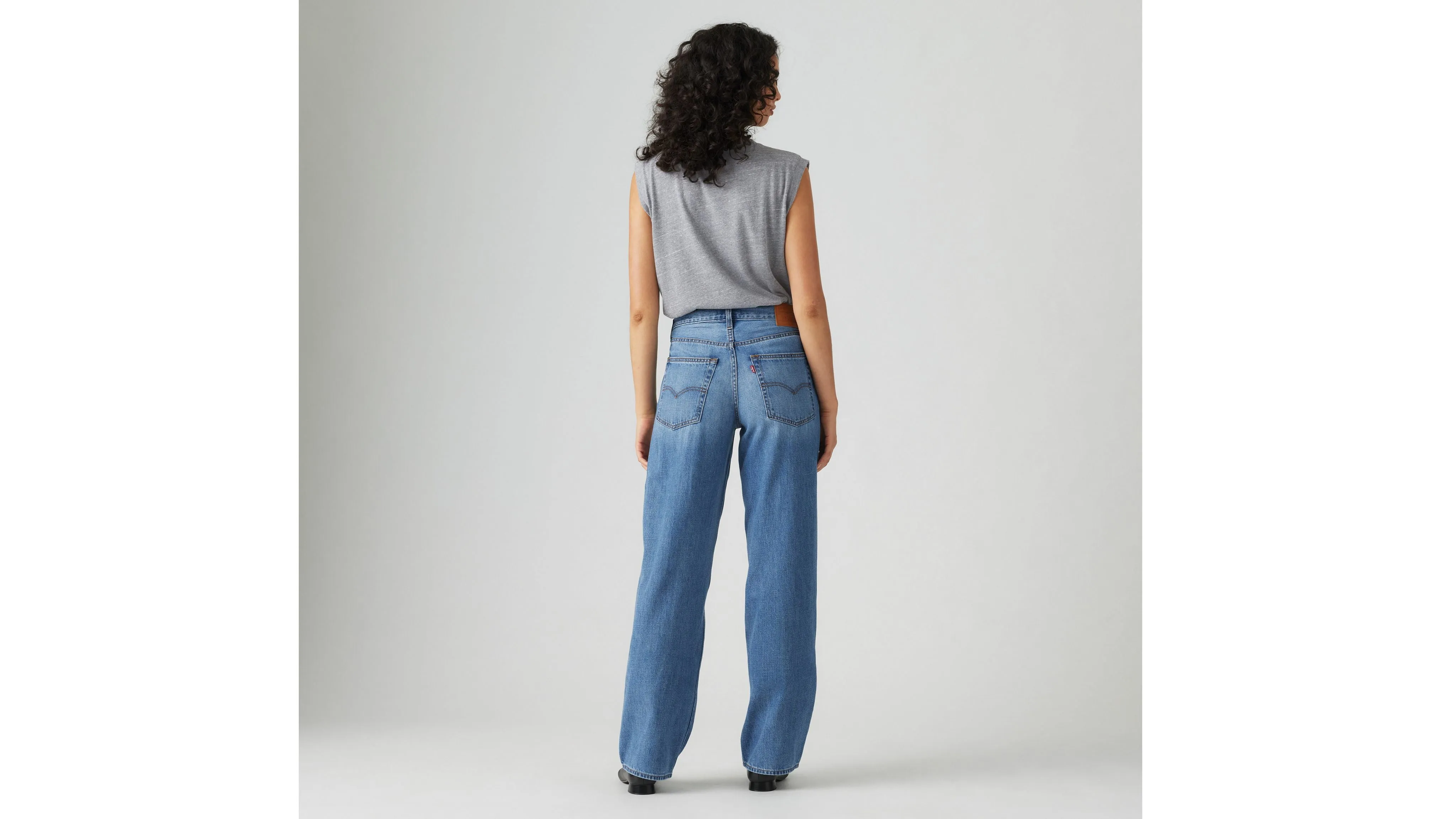 Levis | Baggy Dad Jeans Aus Leinen  Denim | 0057 usedwashed