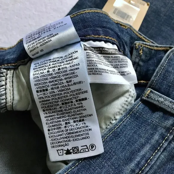 Levi's NWT 505 Classic Straight Jeans Women 10/30 Short