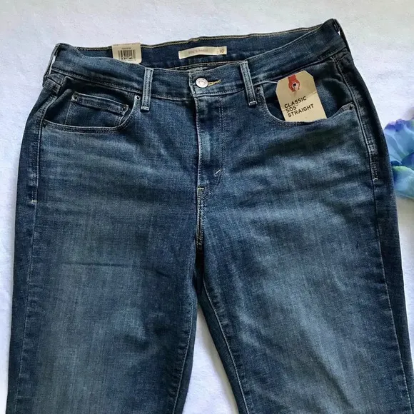 Levi's NWT 505 Classic Straight Jeans Women 10/30 Short