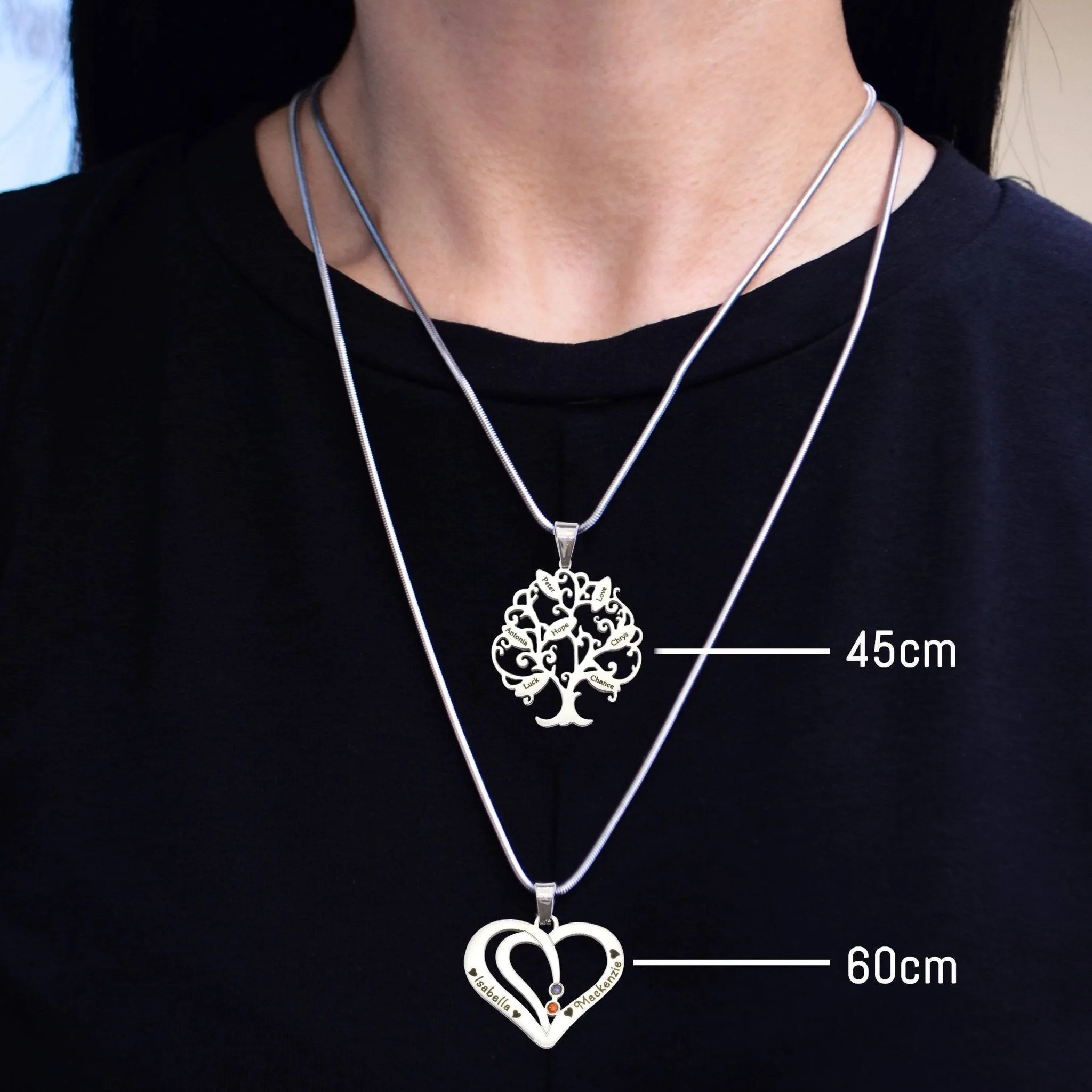 Live Laugh Love Cut Out Necklace