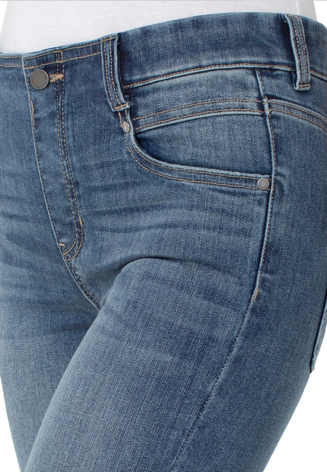 Liverpool Gia Glider Ankle Skinny with Cut Hem