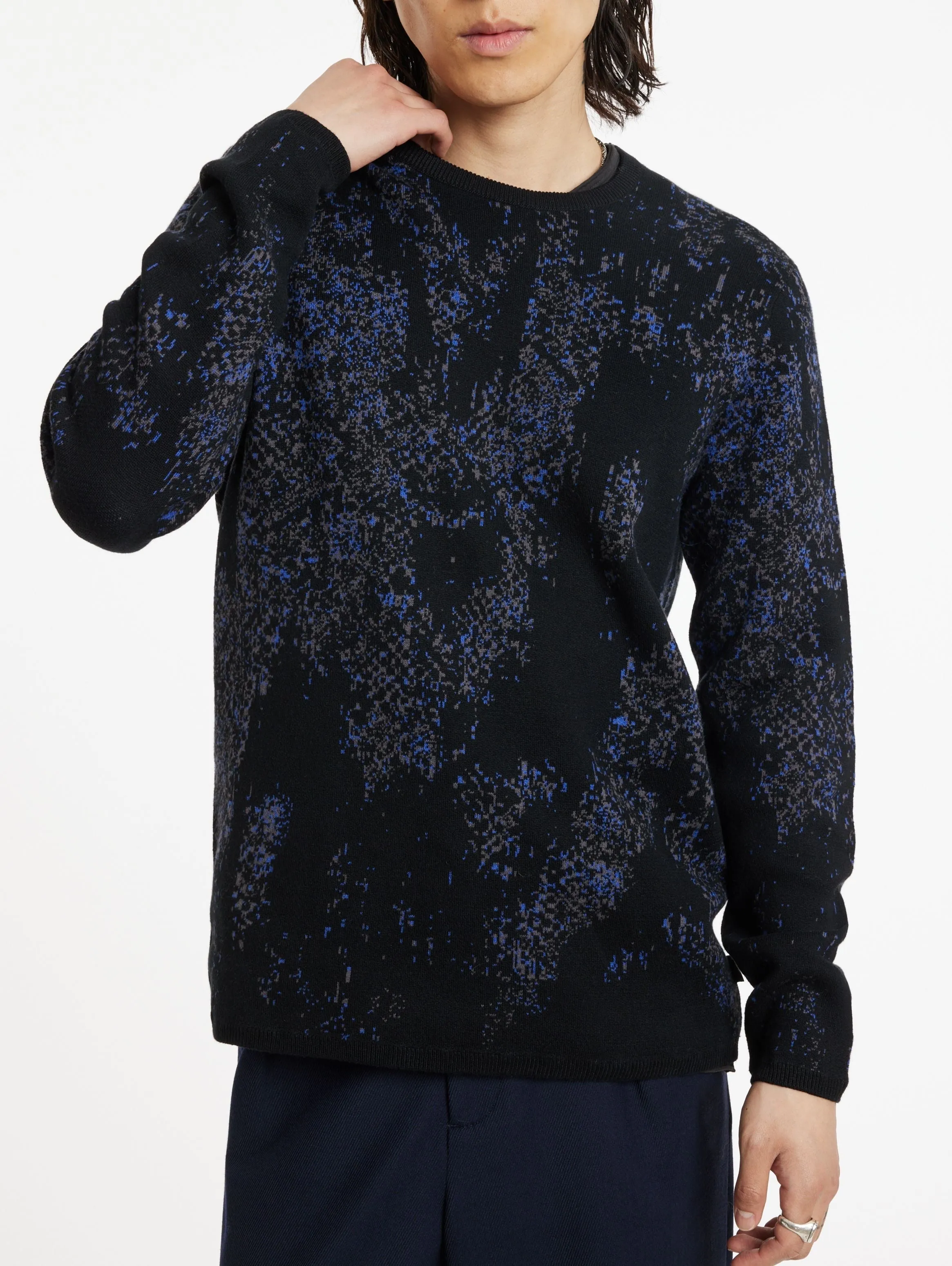 LONG SLEEVE CREWNECK (PYTHON) - JOHN VARVATOS