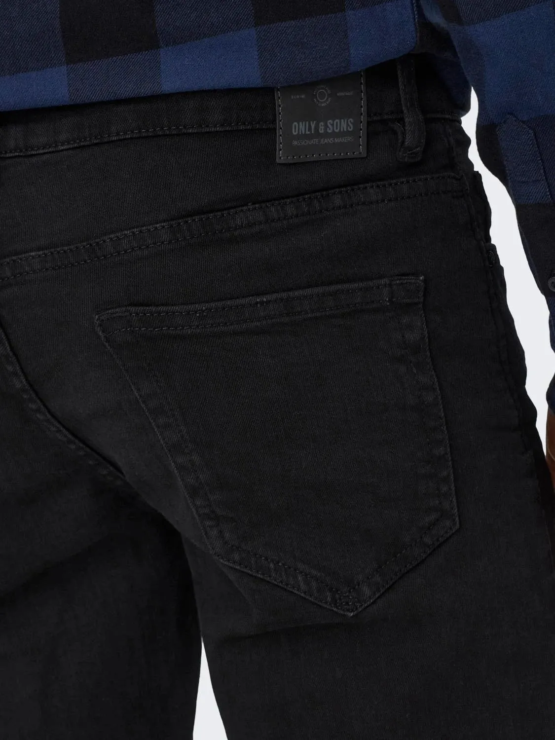 Loom Mid Rise Slim Jean | Black